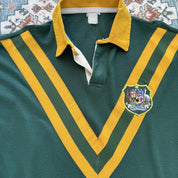 1990s Australia Wallabies Rugby Polo L - Threads Uncovered