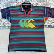 1990s Canterbury Thick Rugby Polo M - Threads Uncovered