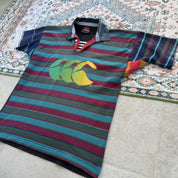 1990s Canterbury Thick Rugby Polo M - Threads Uncovered