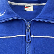 1990s Made in USA Embroidered Swoosh Quarter Zip L - Threads Uncovered