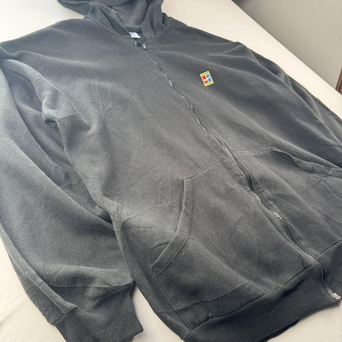 1990s Nike Court Full Zip Made in USA Hoodie L - Threads Uncovered