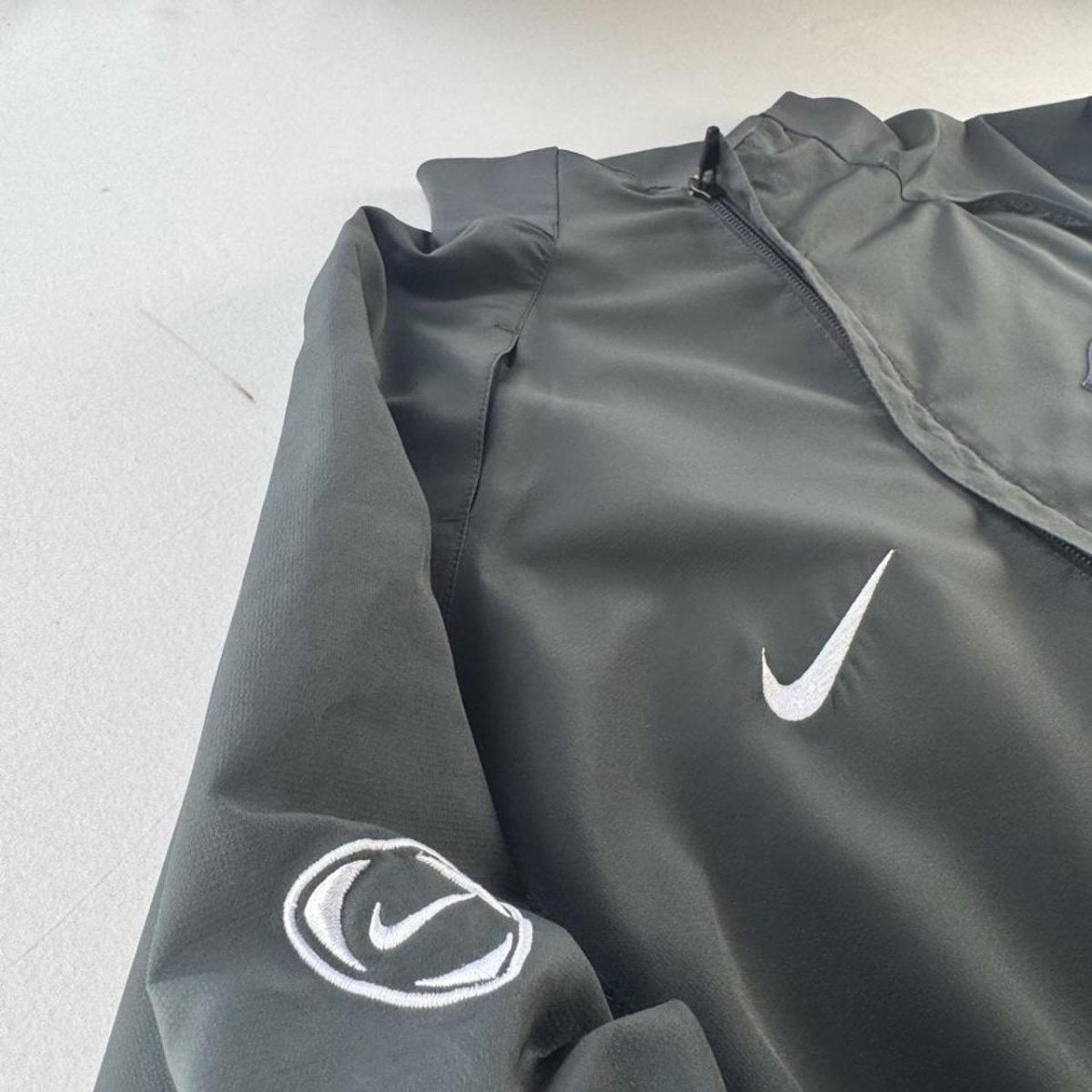 1990s Nike Team Brazil Grey Tracksuit Top M - Threads Uncovered