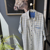 1990s Ripcurl Striped Summer Shirt XL - Threads Uncovered