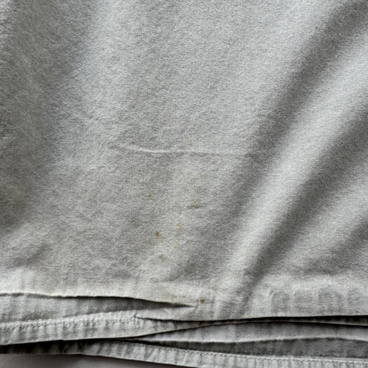 1990s Stone Grey Quiksilver Surf Button Down Shirt XL - Threads Uncovered