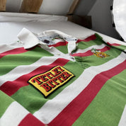 1993-95 Leicester Tigers Cotton Oxford Rugby Polo Shirt L - Threads Uncovered