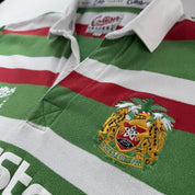 1996-97 Cotton Traders Leicester Tigers Rugby Polo Shirt XXL - Threads Uncovered