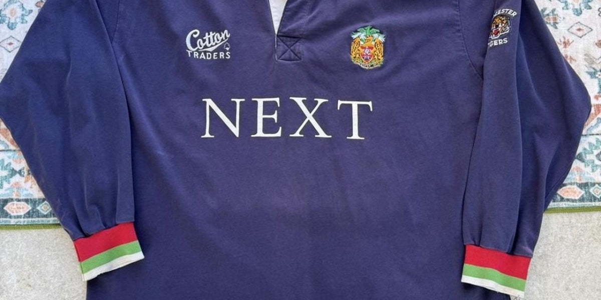 1998 Cotton Traders Rugby Tigers Rugby Polo XL - Threads Uncovered