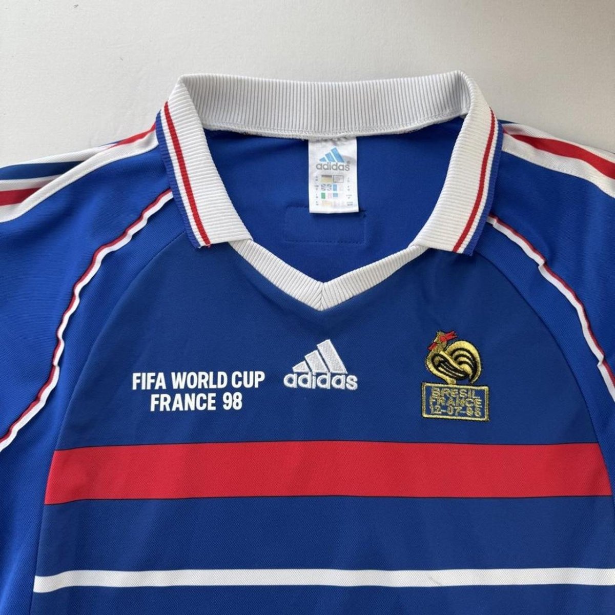 1998 France Adidas Playing Top Medium - Threads Uncovered