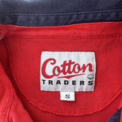 1999-2000 Cotton Traders Gloucester Rugby Long Sleeve Rugby Polo Shirt S - Threads Uncovered