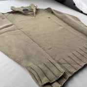2000s Burberry Beige Cotton Quarter Zip S - Threads Uncovered