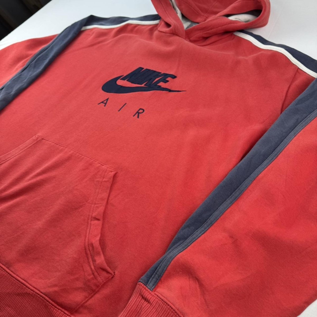 2000s Nike Air Embroidered Oversized Hoodie XL - Threads Uncovered