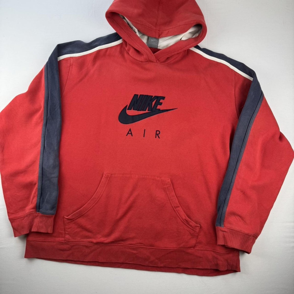 2000s Nike Air Embroidered Oversized Hoodie XL - Threads Uncovered
