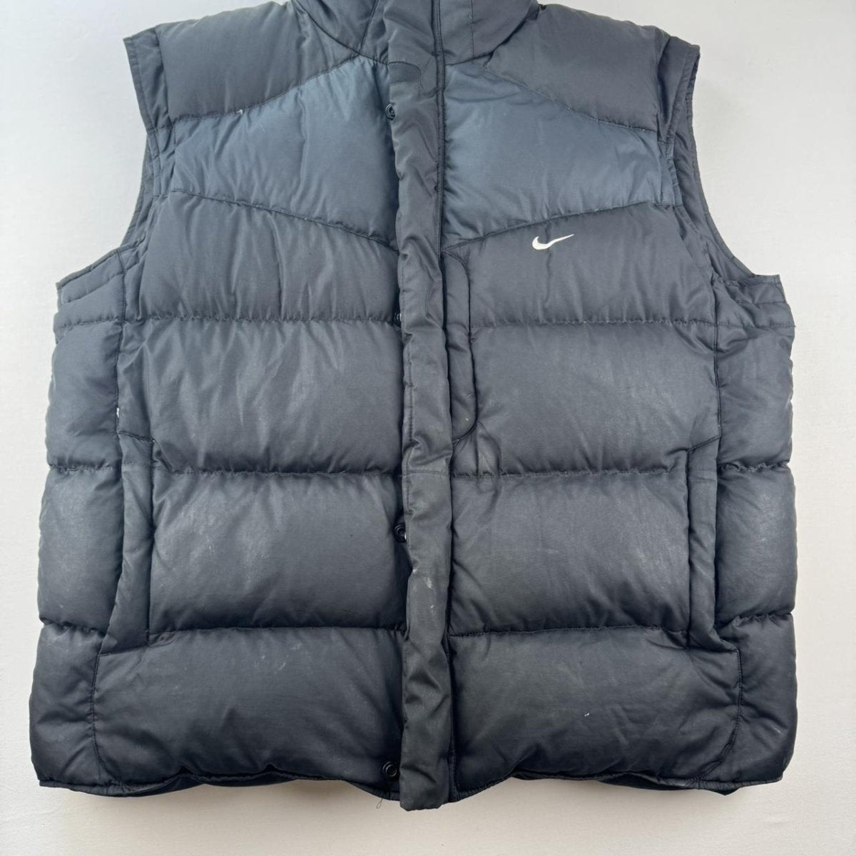 2000s Nike Oversized Embroidered Swoosh Gilet XL - Threads Uncovered