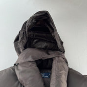 2000s Polo Ralph Lauren Brown Puffer Gilet L - Threads Uncovered