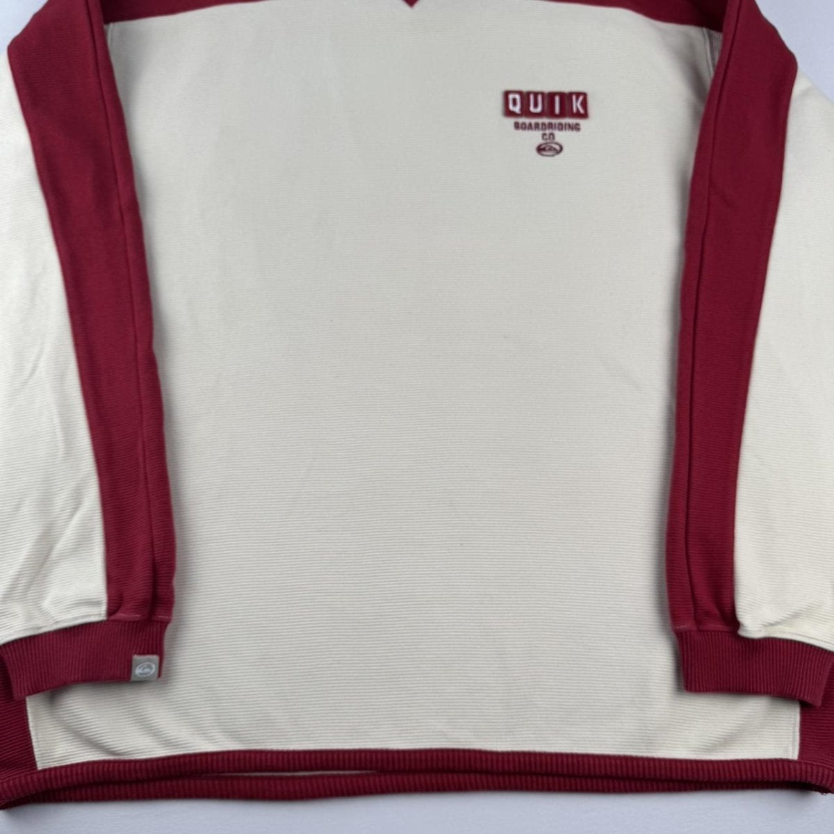 2000s Quiksilver Boarding Co Embroidered Sweatshirt XL - Threads Uncovered