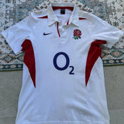 2003 Nike England Rugby Polo L - Threads Uncovered