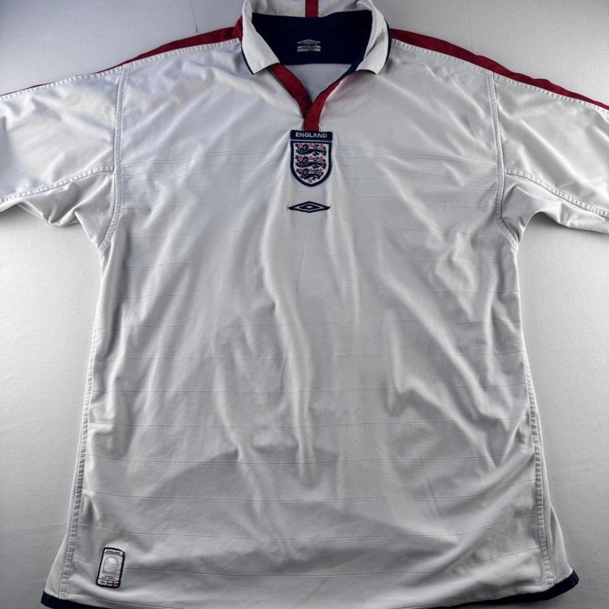 2003/05 England Umbro Reversible Playing Jersey XXL - Threads Uncovered
