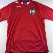 2007-09 Umbro England Away Jersey L - Threads Uncovered