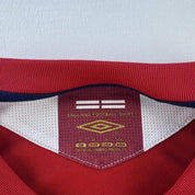 2007-09 Umbro England Away Jersey XL - Threads Uncovered