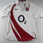 2007 England Rugby Short Sleeve Rugby Polo S - Threads Uncovered
