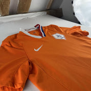 2008/09 Nike Netherlands Home Playing Jersey M - Threads Uncovered