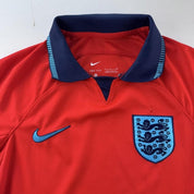 2022 England Nike Red Away Jersey S - Threads Uncovered