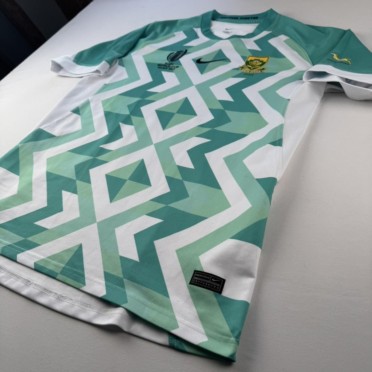 2023 Rugby World Cup Nike Springboks Rugby Polo 2XL - Threads Uncovered