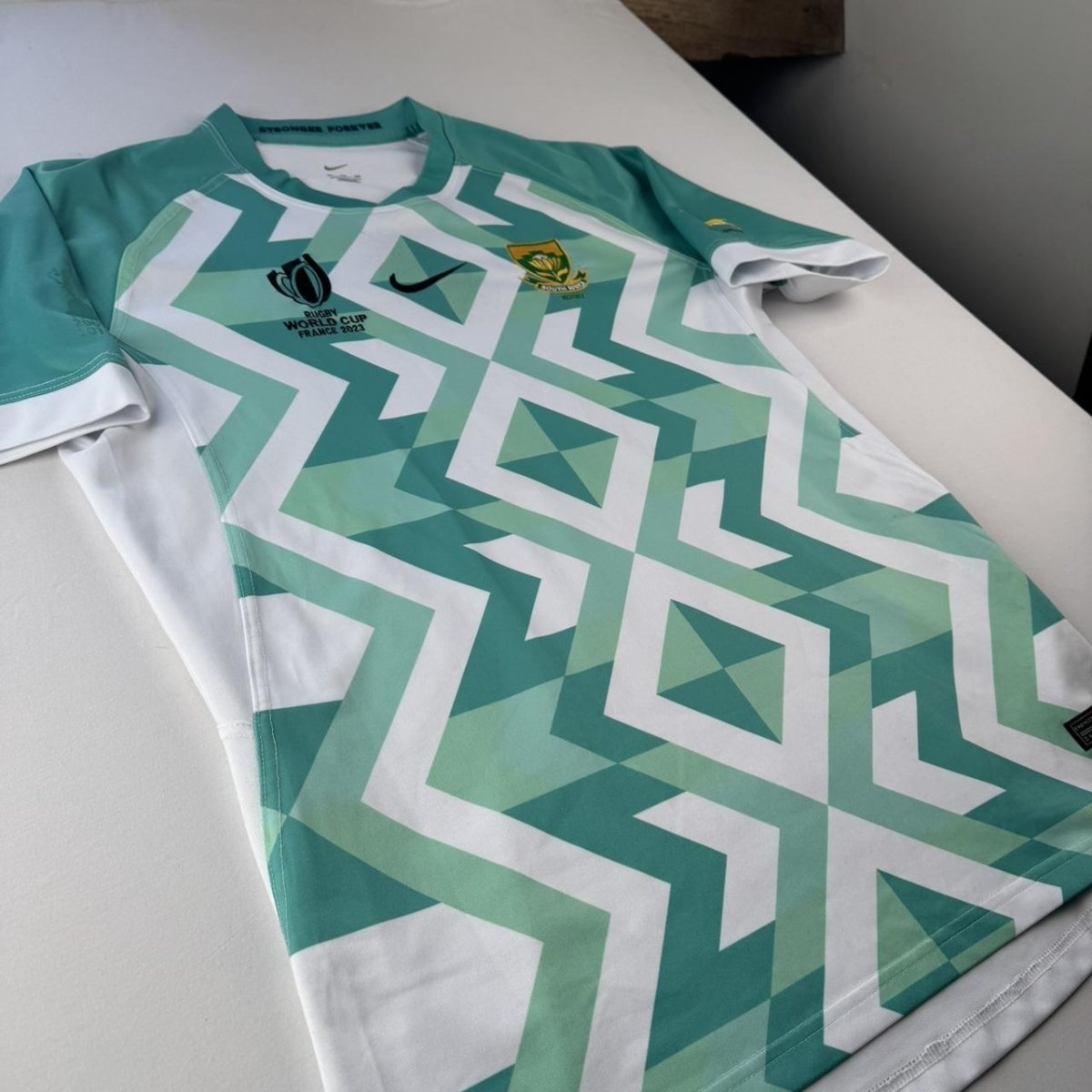 2023 Rugby World Cup Nike Springboks Rugby Polo 2XL - Threads Uncovered