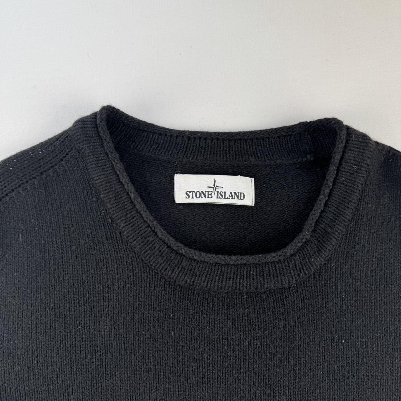 Modern Authentic Stone Island Woolen Knitted Jumper L