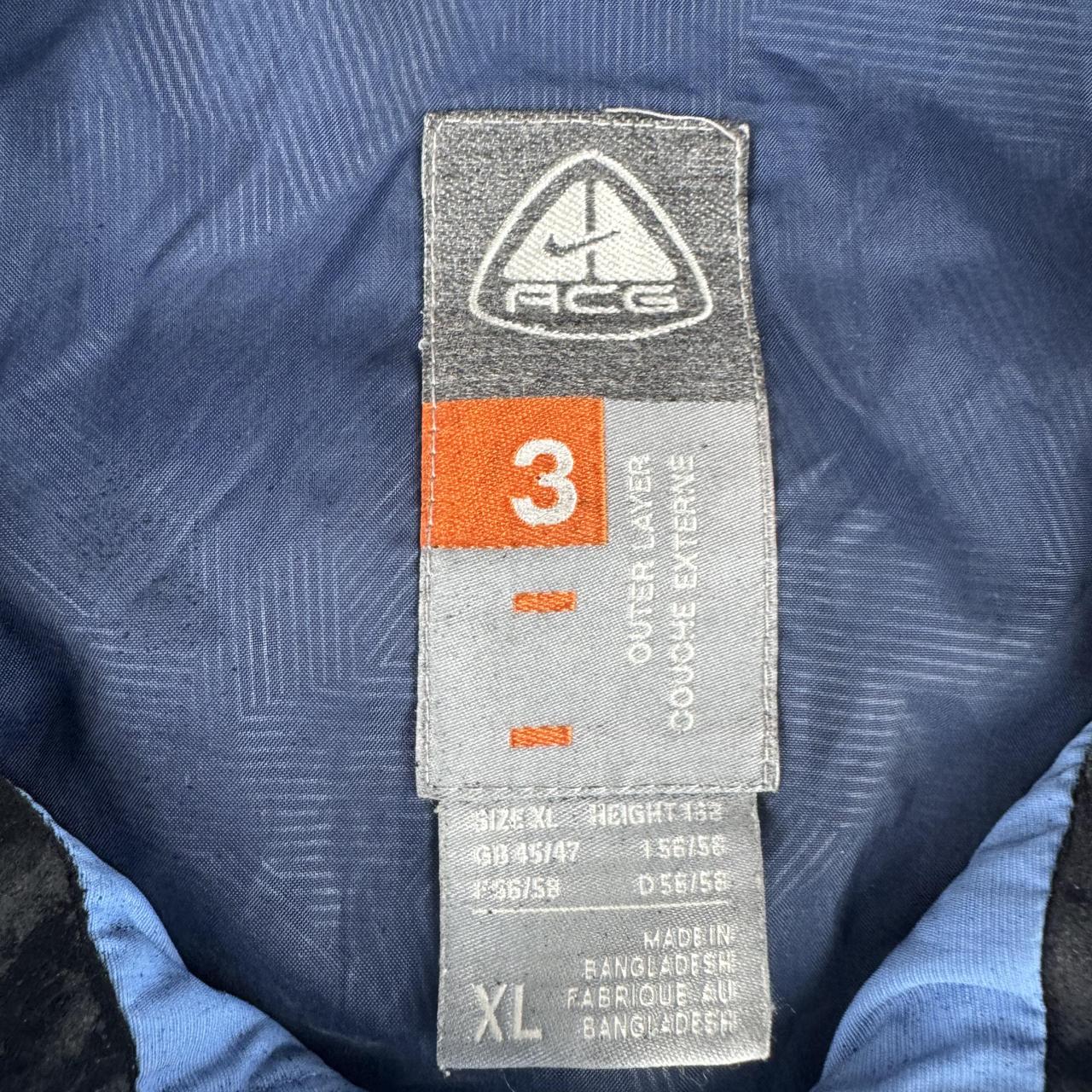 Nike Acg Jacket in Blue Size XL
