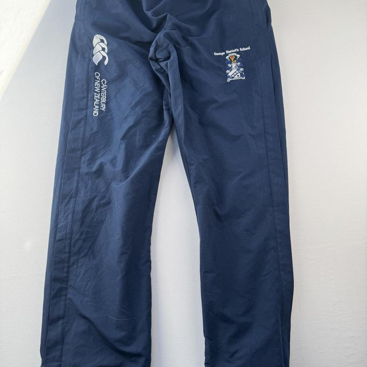 Canterbury Navy White Medium Uncuffed Joggers M