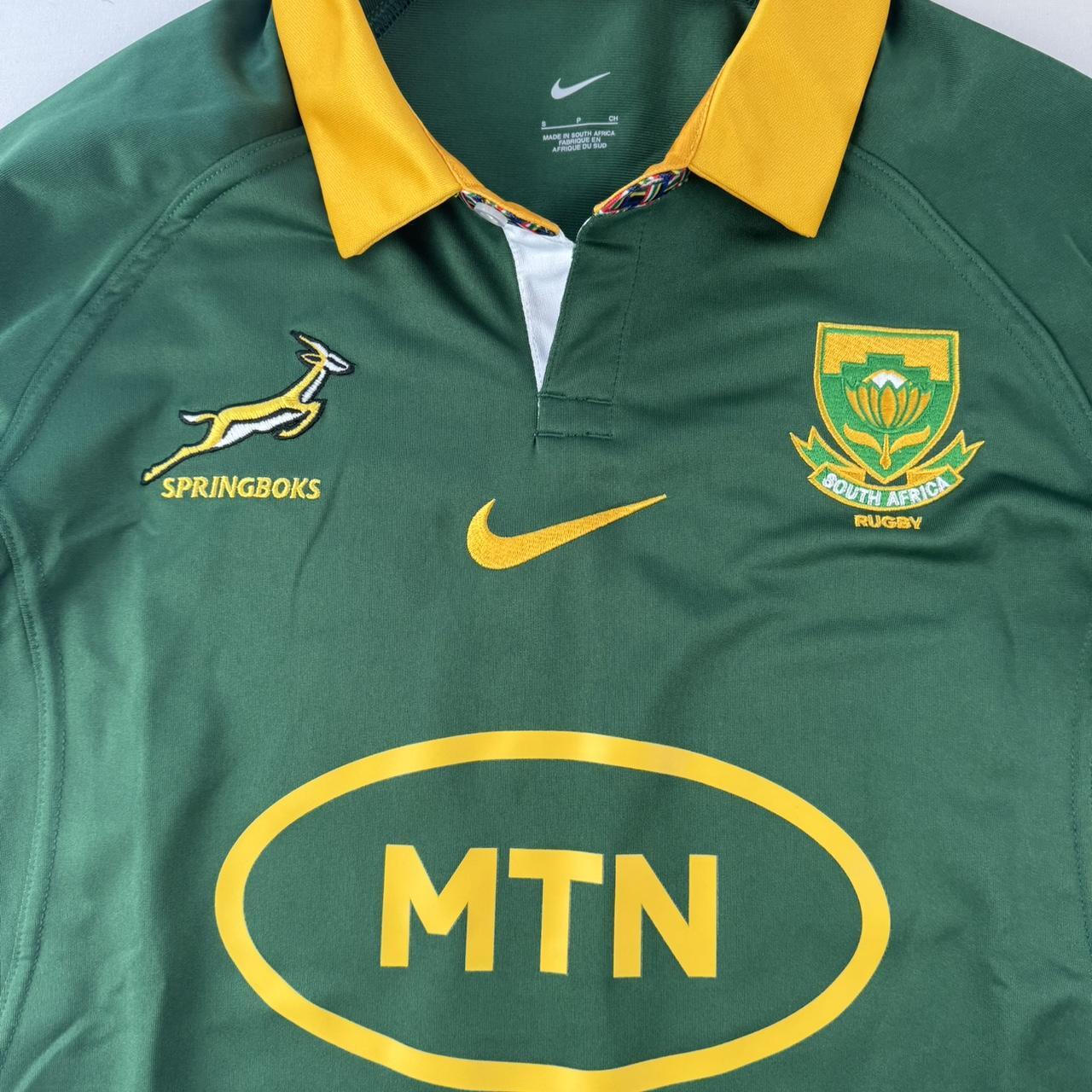 Nike South Africa Springboks Rugby Playing Shirt S