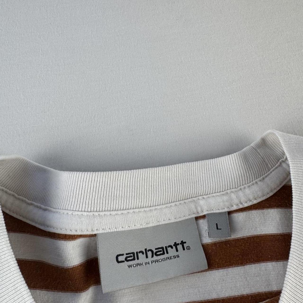 Carhartt WIP Striped Scotty Pocket T-Shirt L