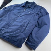Yves Saint Laurent YSL Embroidered Logo Padded Harrington Jacket L