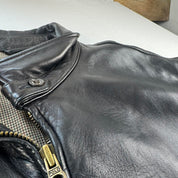 Polo Ralph Lauren Black Leather Jacket XL