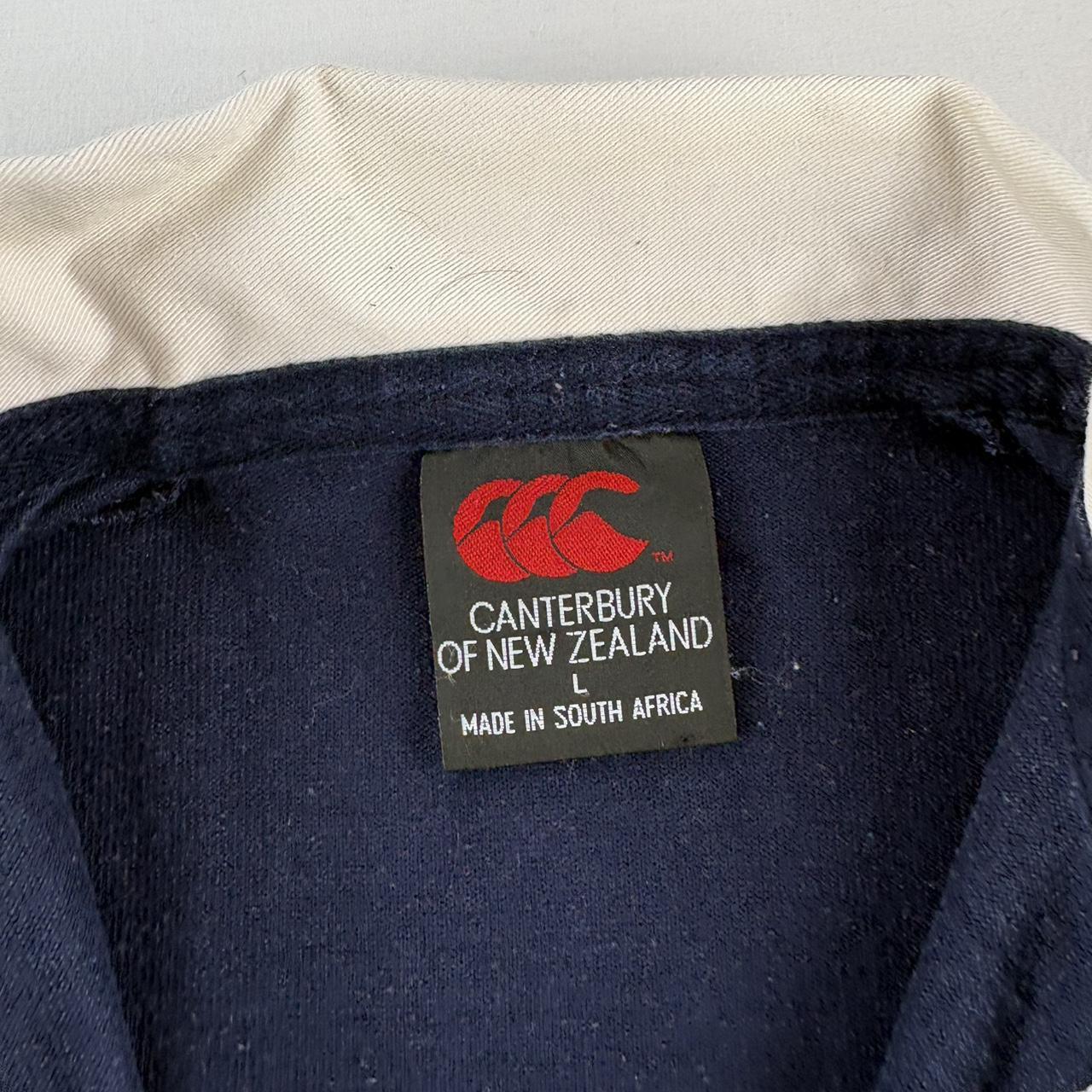 Late 1990s Scotland Rugby Canterbury Rugby Polo Shirt L