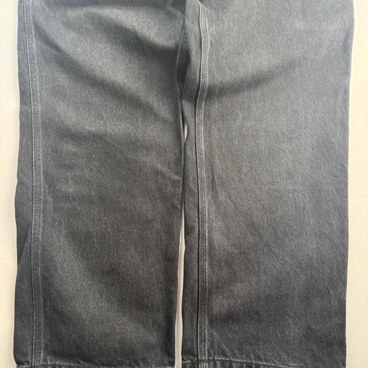 Carhartt WIP Heavyweight Black Single Knee Denim Baggy Jeans 32W 32L