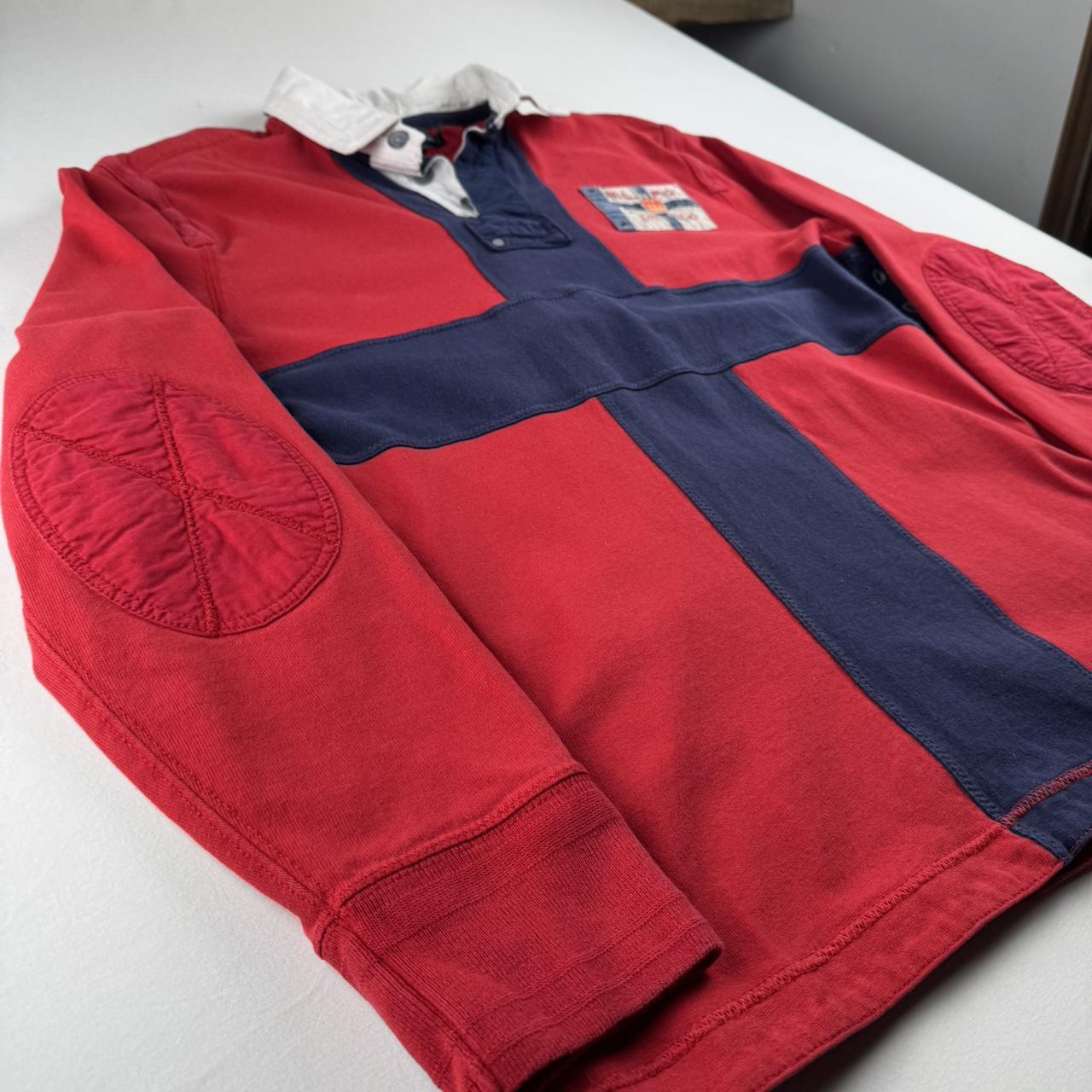 Polo Ralph Lauren Embroidered Vintage Rugby Polo Shirt L