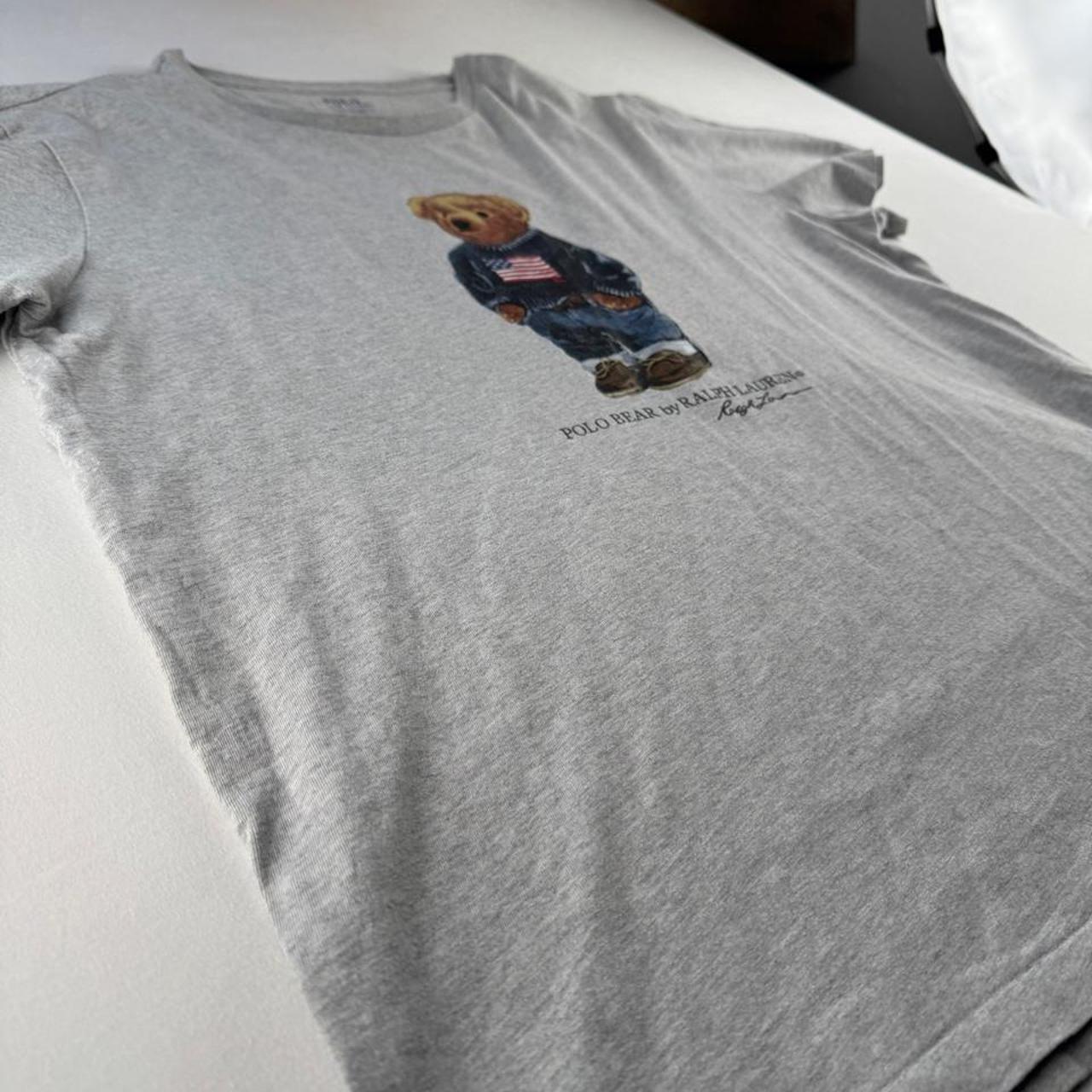 Authentic Polo Ralph Lauren Polo Bear Graphic T Shirt L