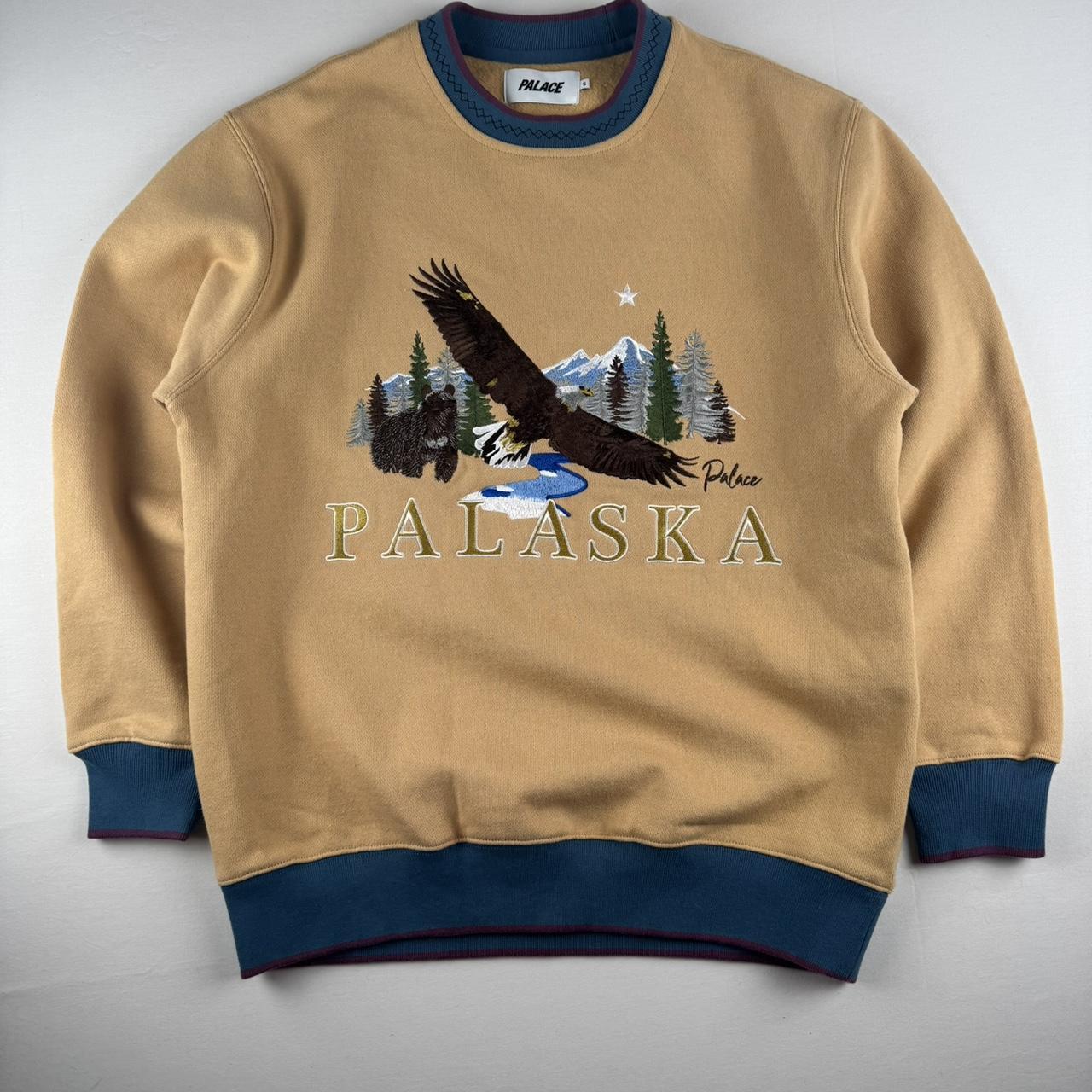 Palace Palaska Embroidered Heavyweight Crewneck S