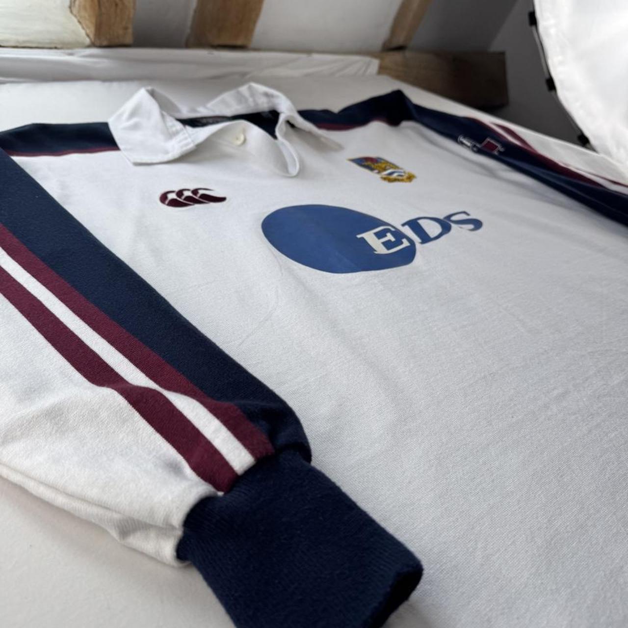 2002 Rare Canterbury Swansea Rugby Polo Shirt L