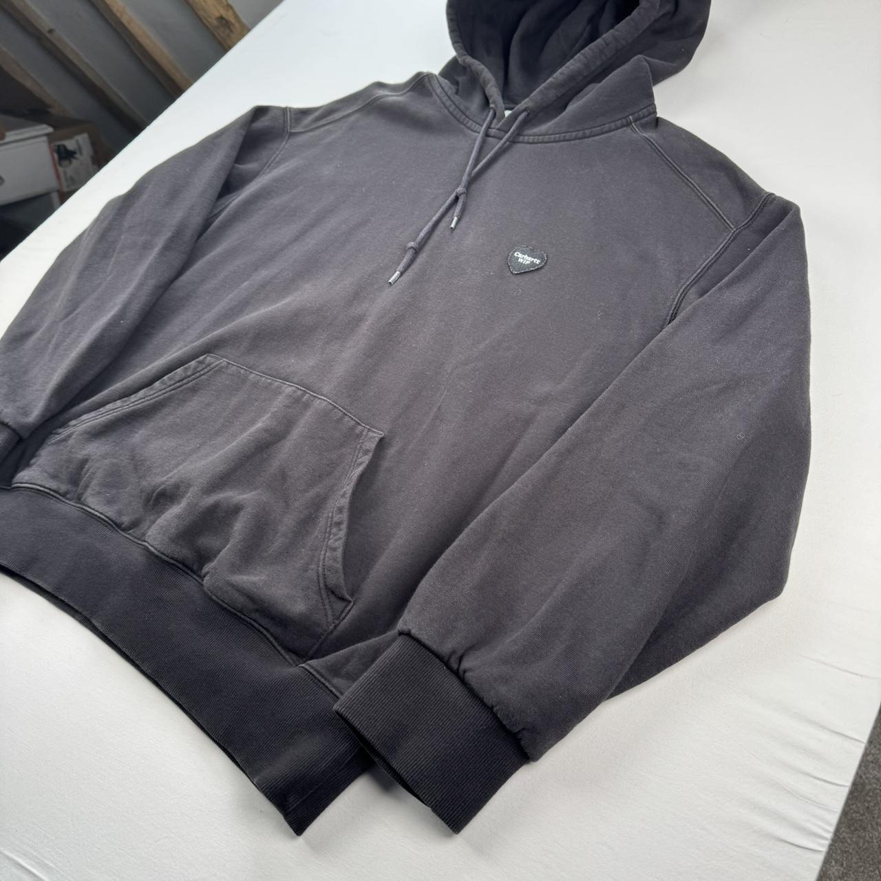Carhartt WIP Embroidered Hooded Heart Patch Sweat Oversized L