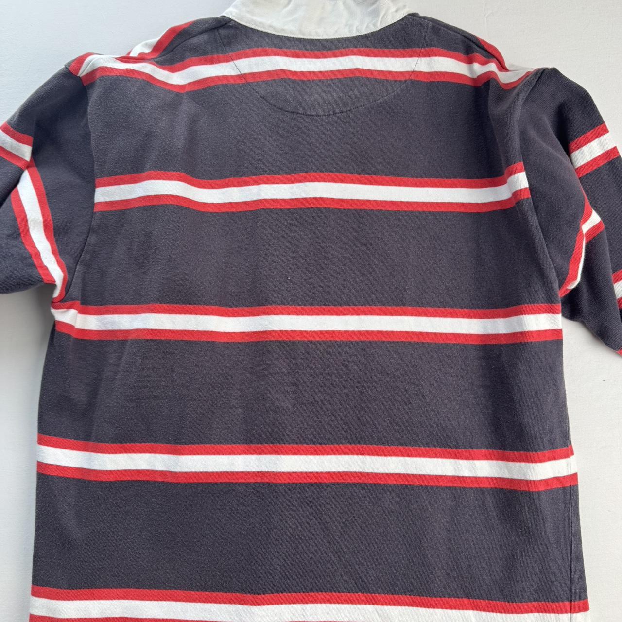 1990s Cotton Traders Gloucester Rugby Striped Polo M