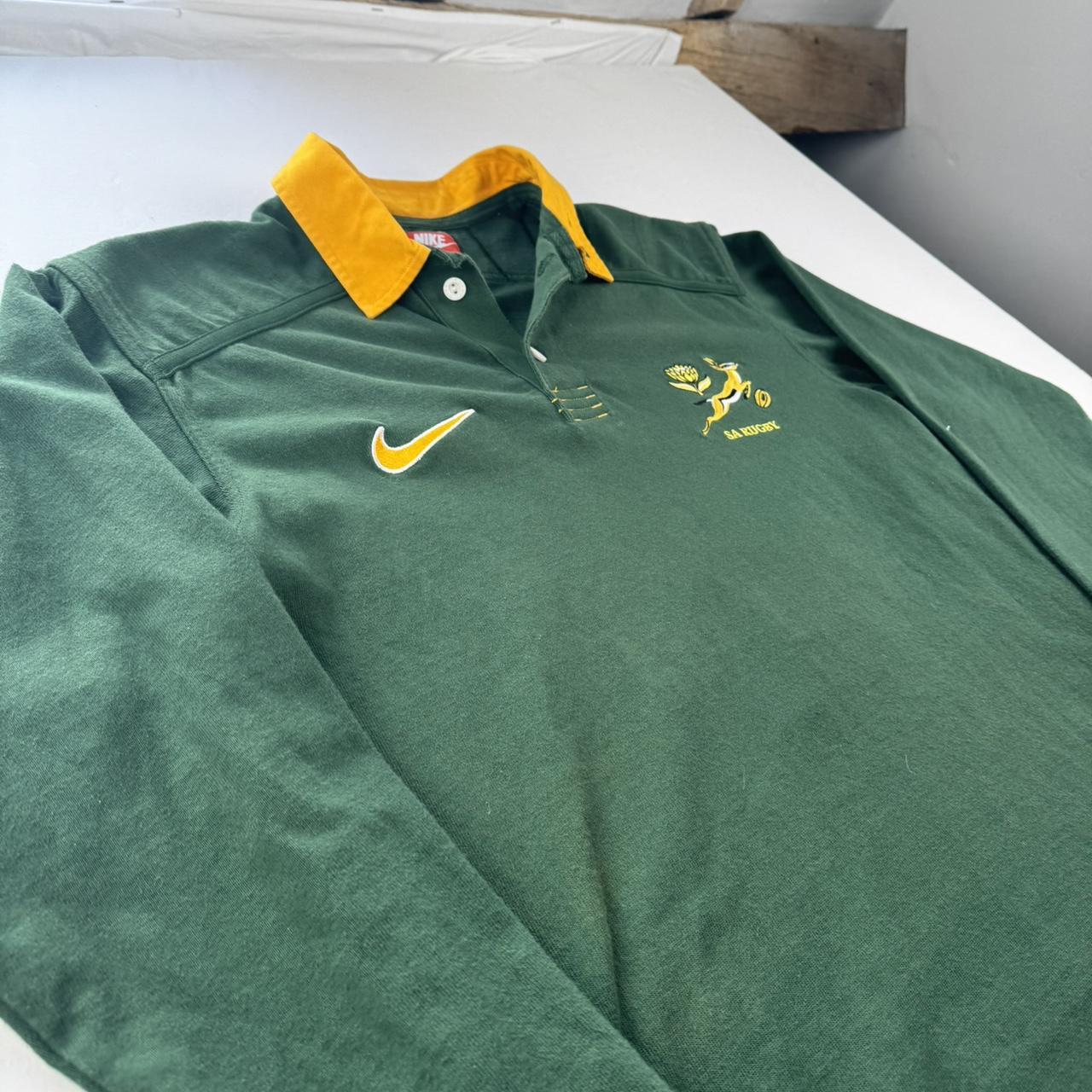 1999-2001 Nike South Africa Springboks Rugby Polo Shirt M