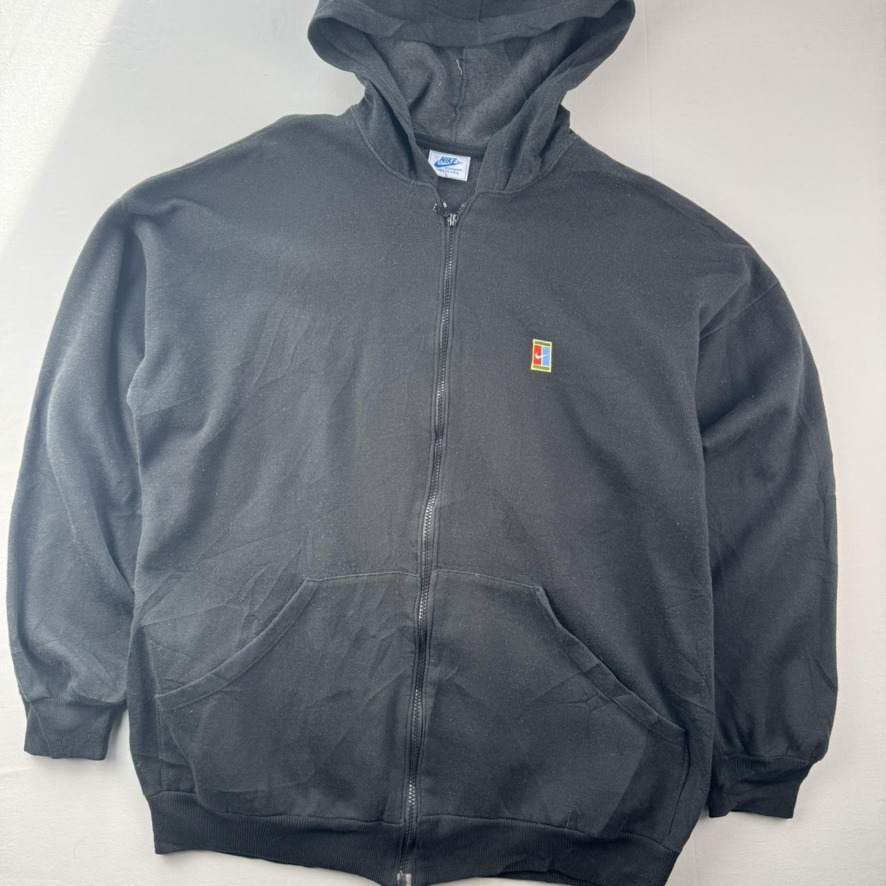 1990s Nike Court Full Zip Made in USA Hoodie L