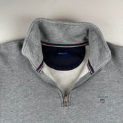 Gant Embroidered Logo Quarter Zip Fleece S