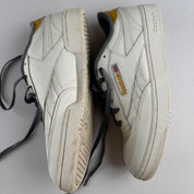 Reebok White and Yellow Classics UK10