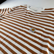 Carhartt WIP Striped Scotty Pocket T-Shirt L