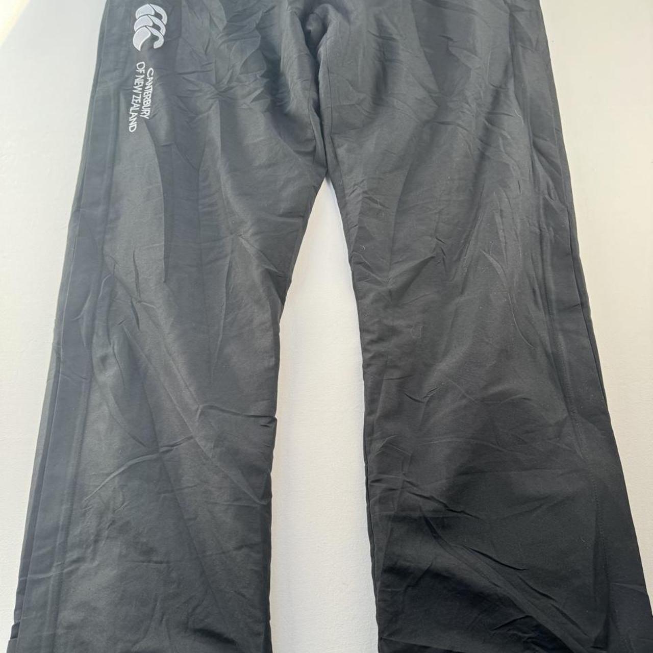 Canterbury Black and White Joggers Uncuffed XXL