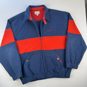 Thomas Burberry Stunning Embroidered Spellout Fleece Panel Jacket L